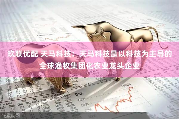 玖联优配 天马科技：天马科技是以科技为主导的全球渔牧集团化农业龙头企业