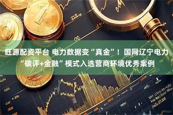 旺源配资平台 电力数据变“真金”！国网辽宁电力“碳评+金融”模式入选营商环境优秀案例