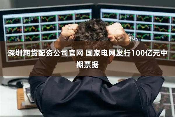 深圳期货配资公司官网 国家电网发行100亿元中期票据